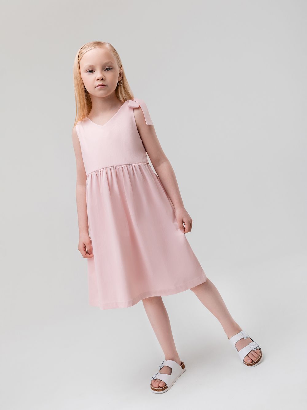 Сарафан с бантом на завязках - фото 5