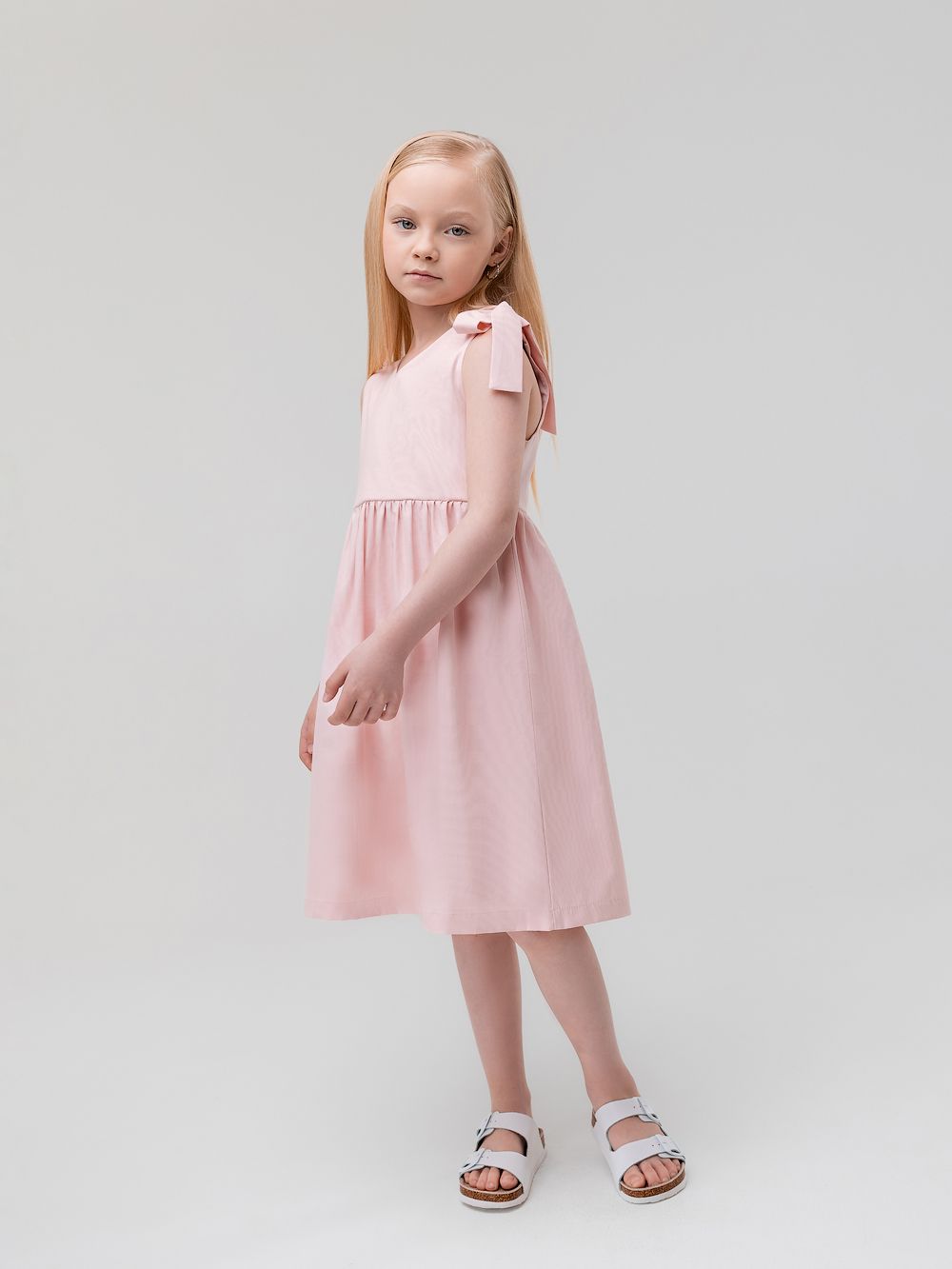 Сарафан с бантом на завязках - фото 3