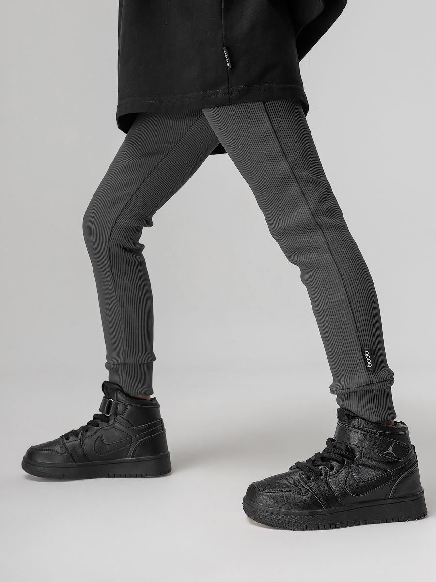 Леггинсы в рубчик - фото 4