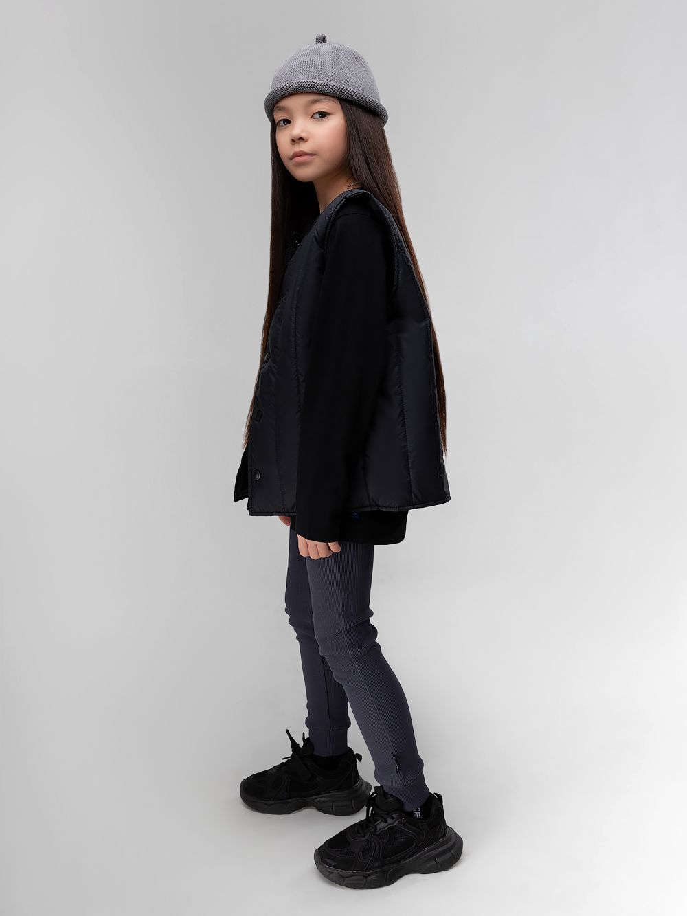 Леггинсы в рубчик - фото 2