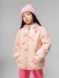 Куртка утепленная в цветочек