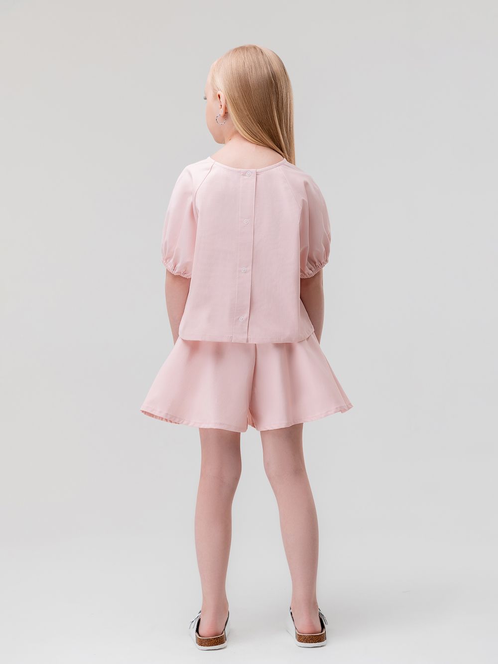 Костюм с укороченной рубашкой - фото 7