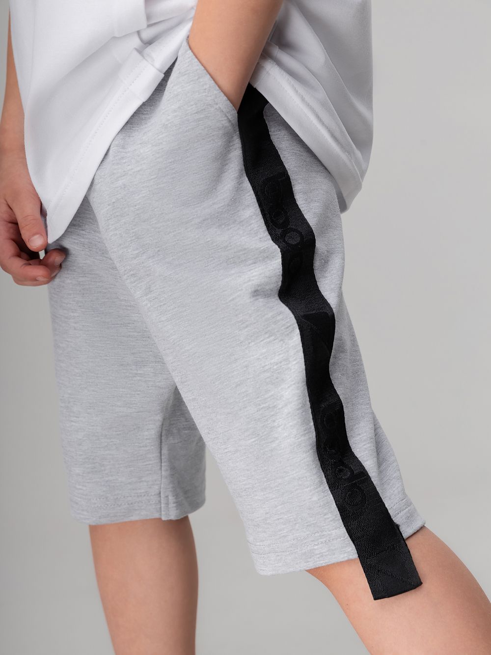 Шорты с брендированной лентой - фото 5