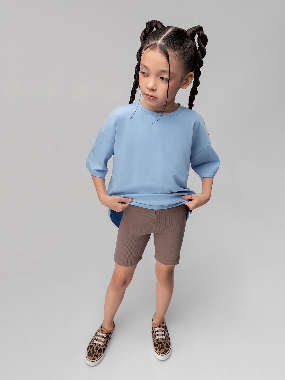 Велосипедки в рубчик - фото 2