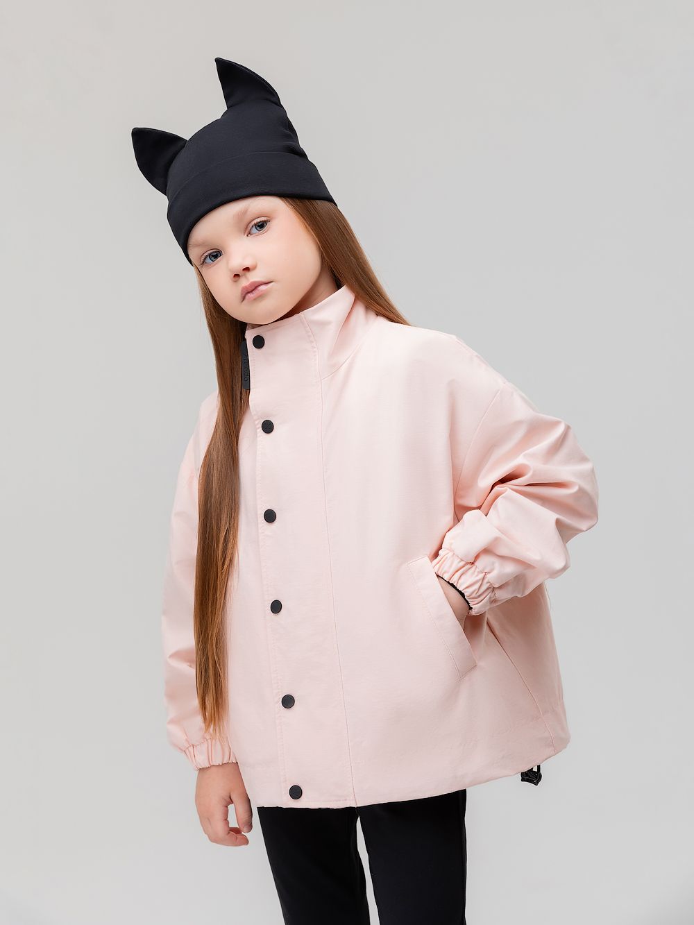 Ветровка с воротником стойкой - фото 1