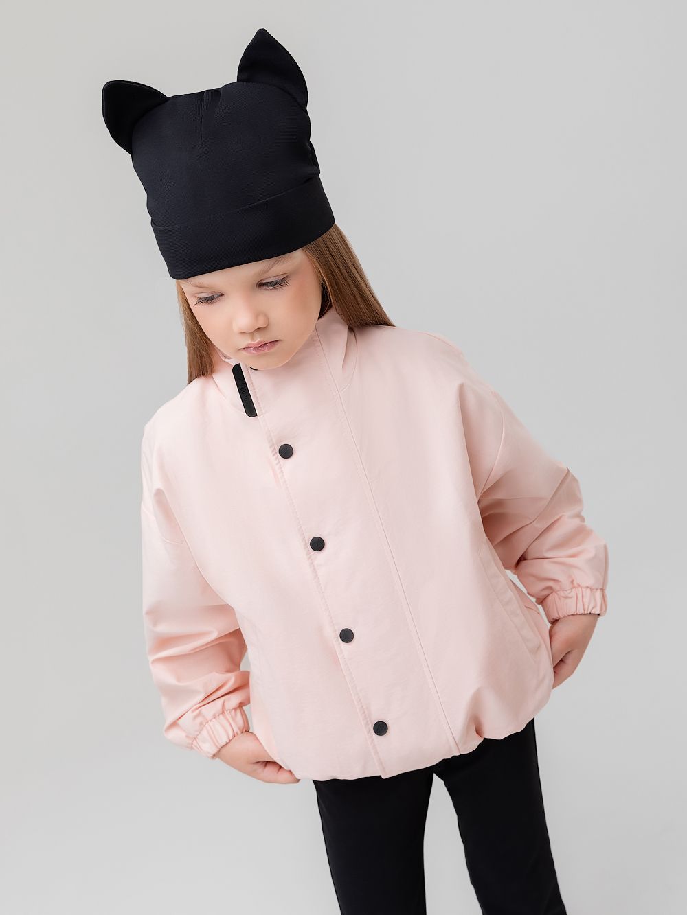 Ветровка с воротником стойкой - фото 7