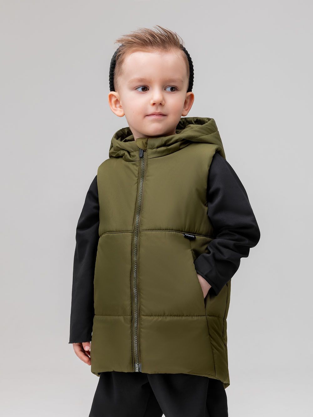 Жилет с удлиненной спинкой - фото 1