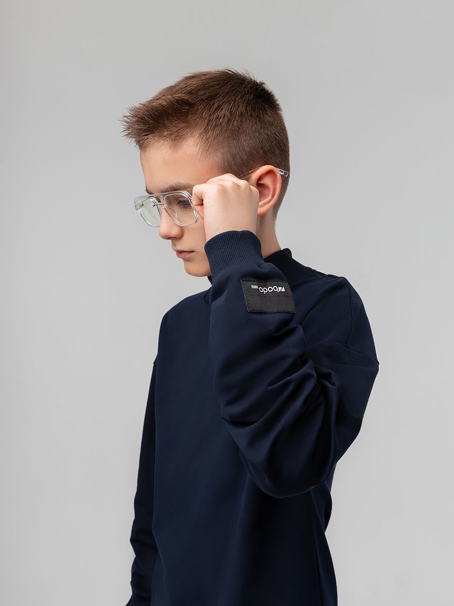 Свитшот с удлиненной спинкой - фото 2