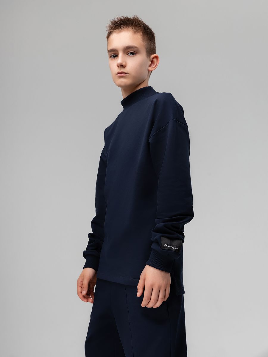 Свитшот с удлиненной спинкой - фото 1