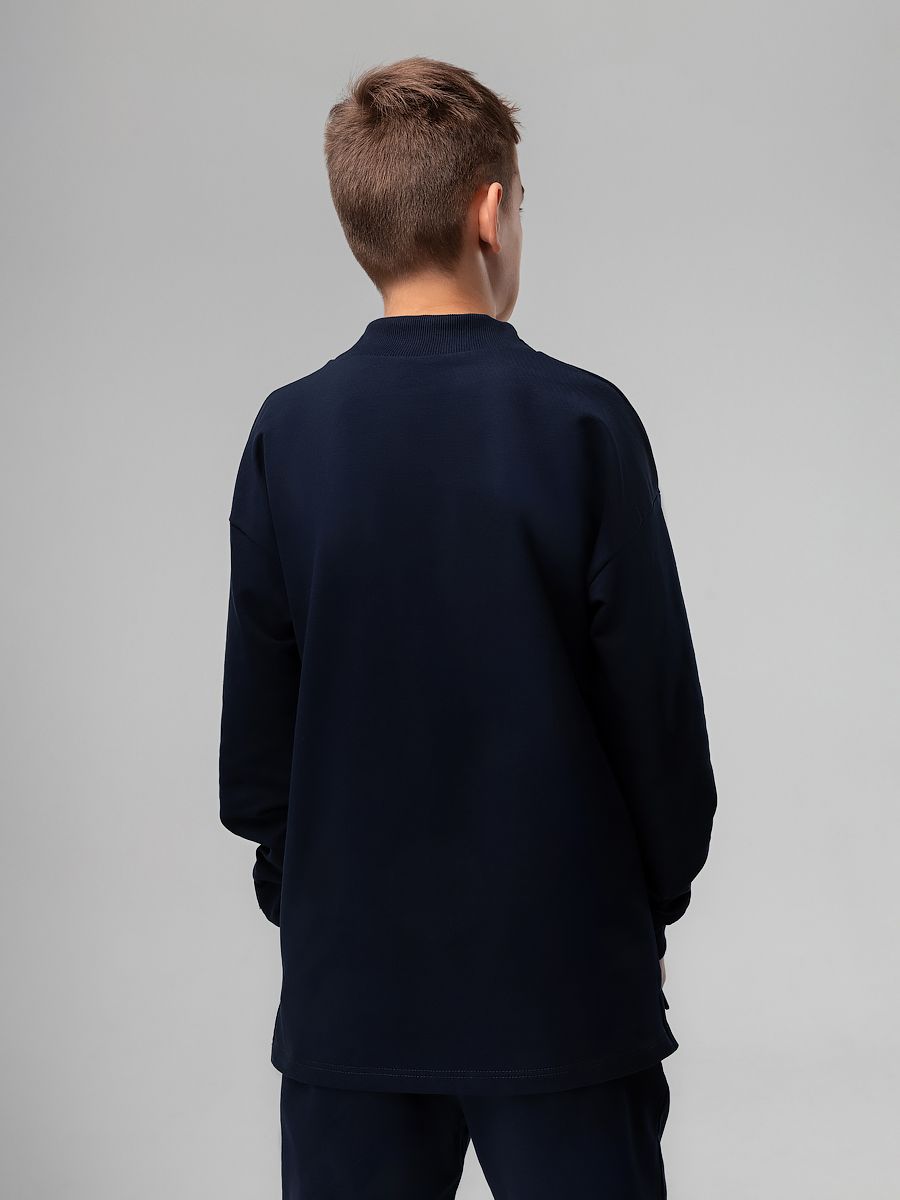 Свитшот с удлиненной спинкой - фото 4