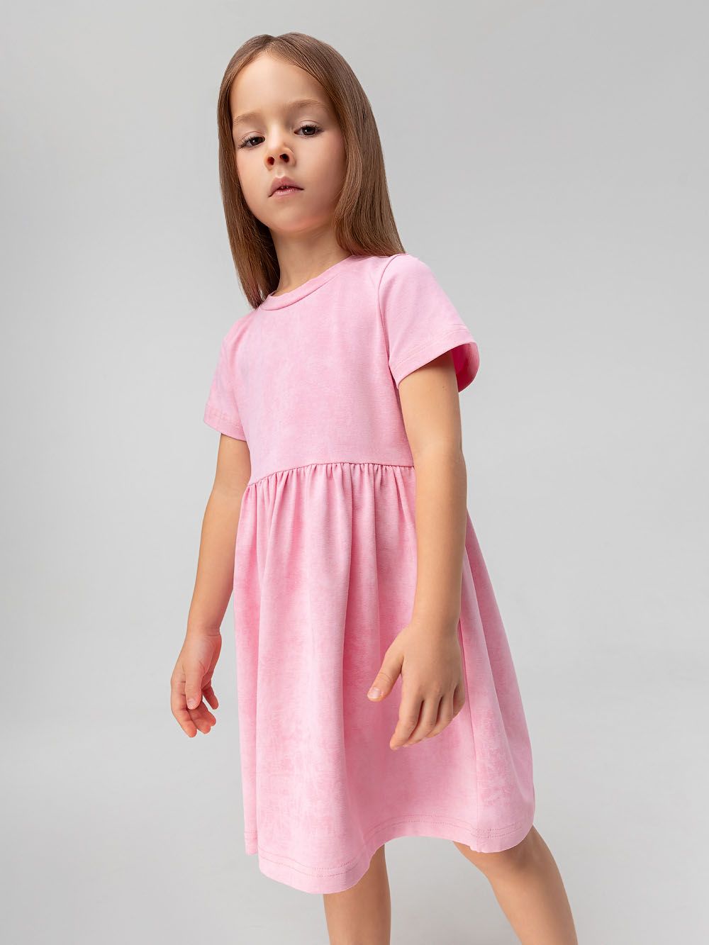 Платье с коротким рукавом - фото 2