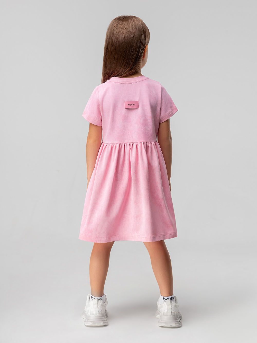 Платье с коротким рукавом - фото 5