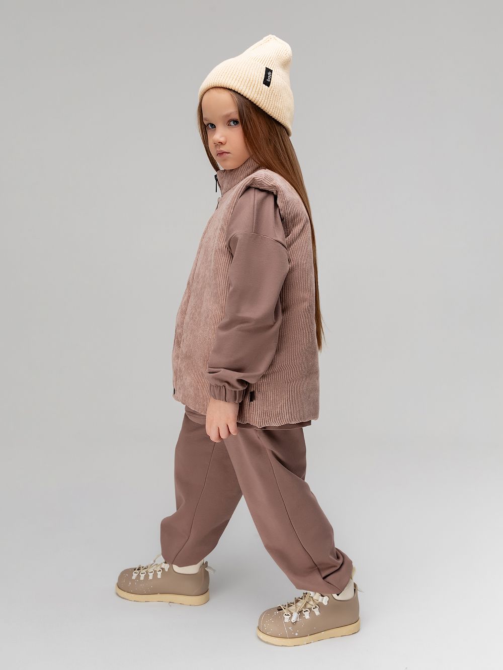 Жилет вельветовый утеплённый - фото 7