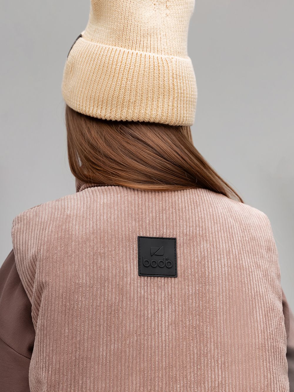 Жилет вельветовый утеплённый - фото 11