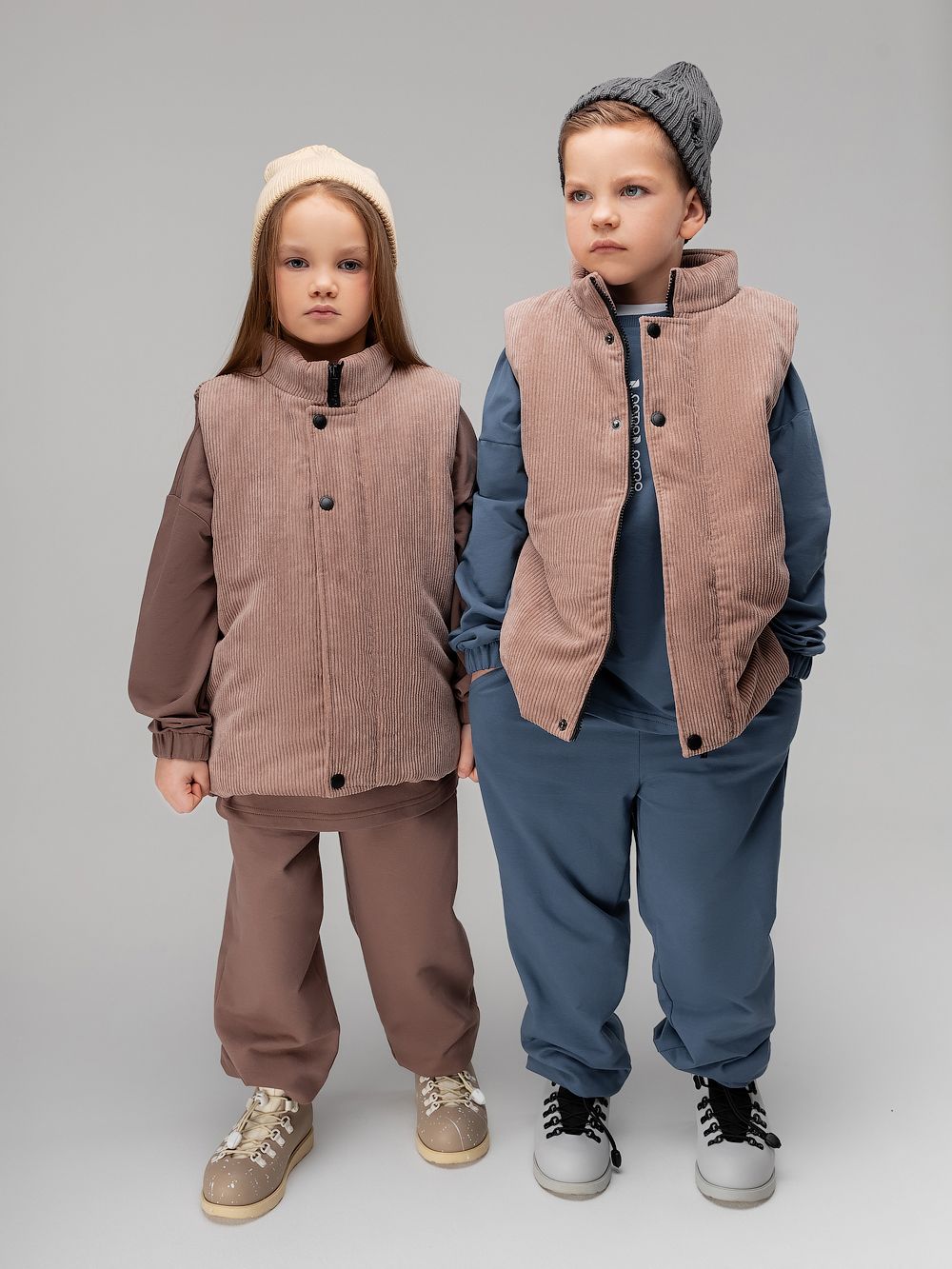 Жилет вельветовый утеплённый - фото 2