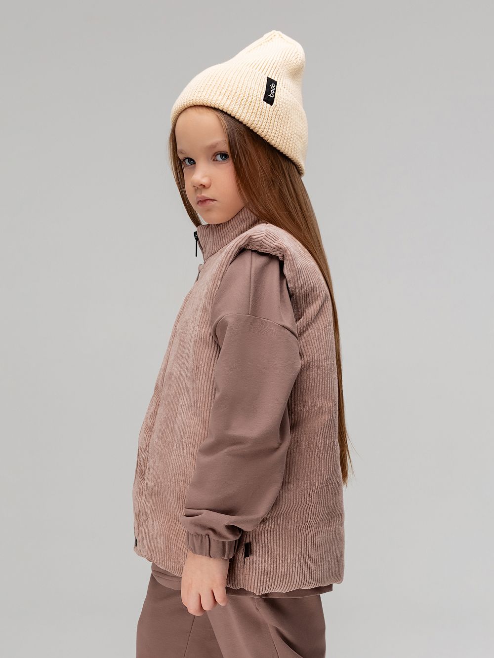 Жилет вельветовый утеплённый - фото 6