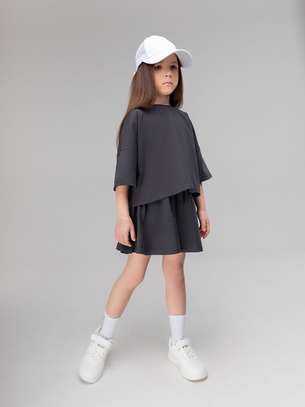 Костюм с юбкой - шортами - фото 2