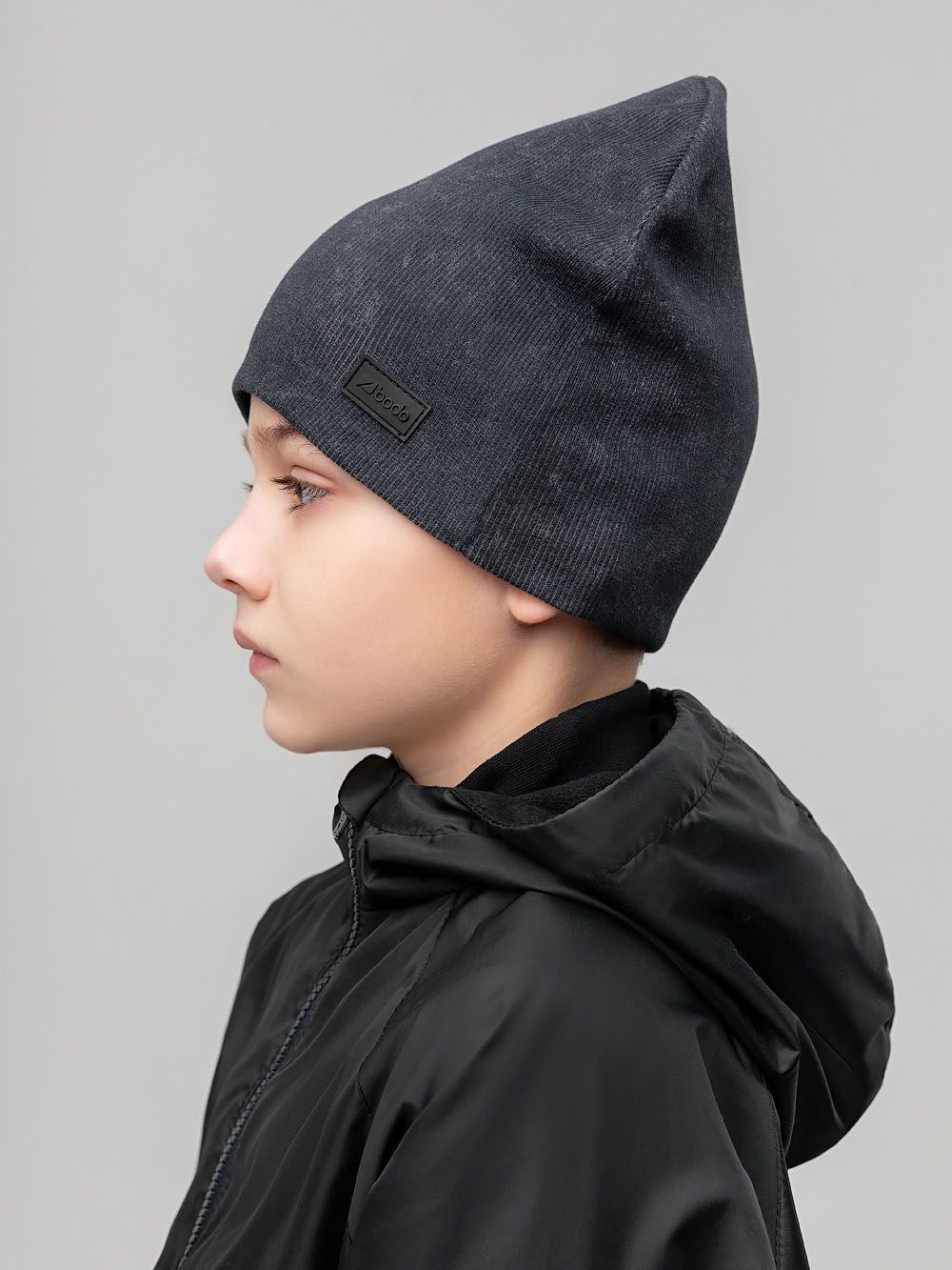 Шапка в рубчик - фото 3