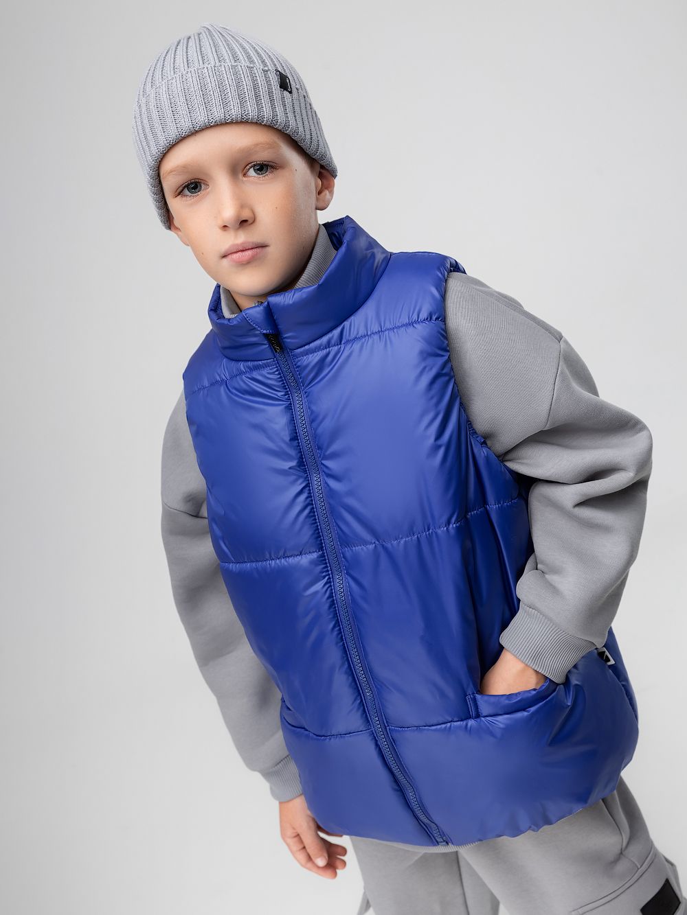 Жилет дутый утеплённый - фото 1