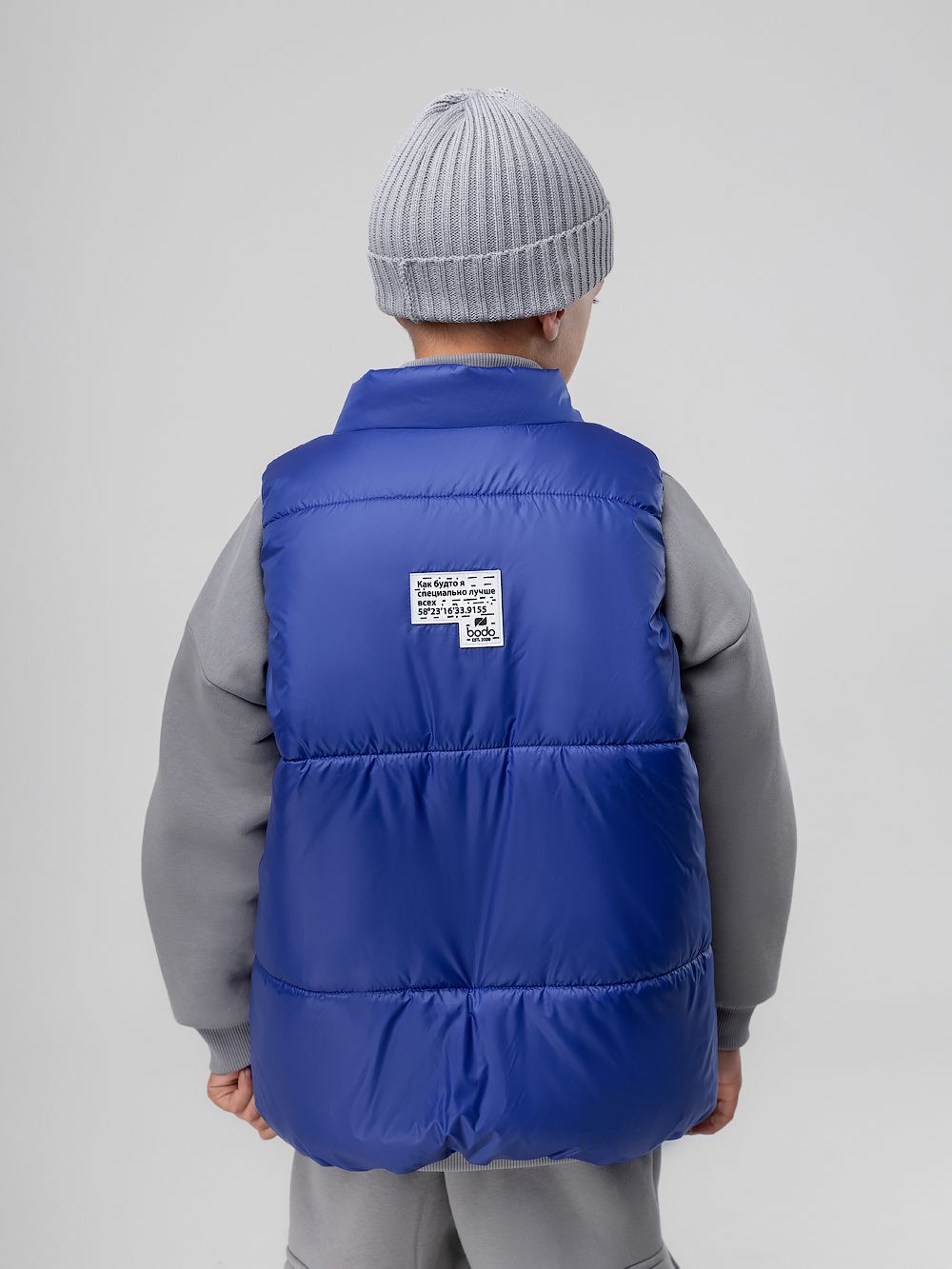 Жилет дутый утеплённый - фото 7