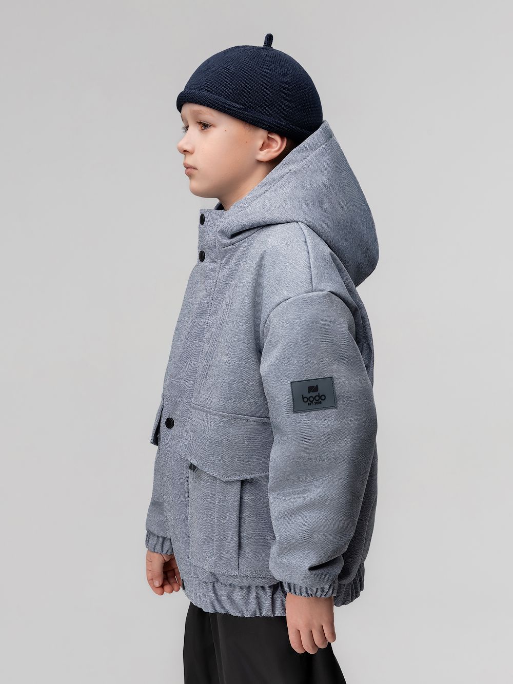 Куртка с накладными карманами - фото 10