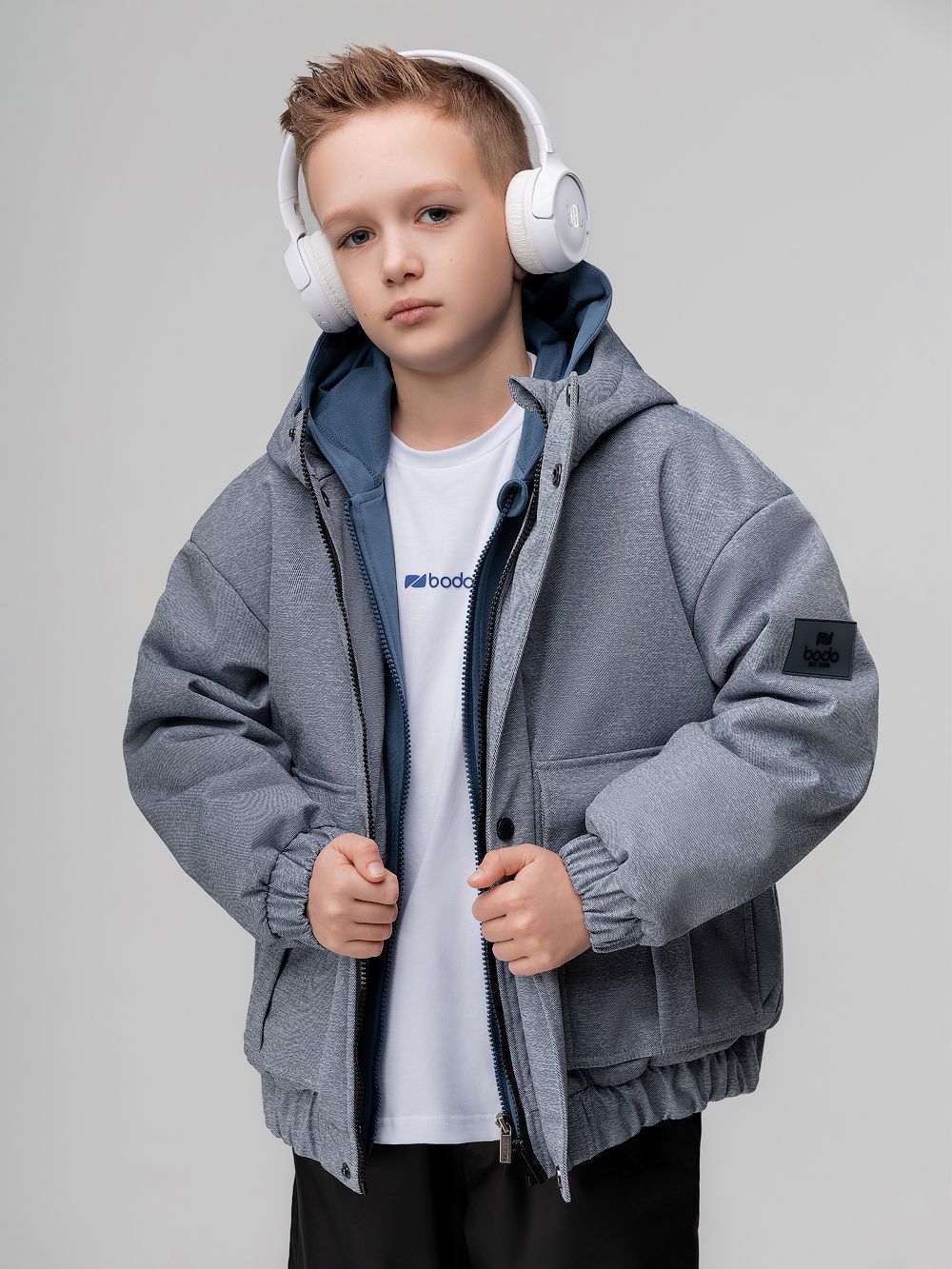 Куртка с накладными карманами - фото 5