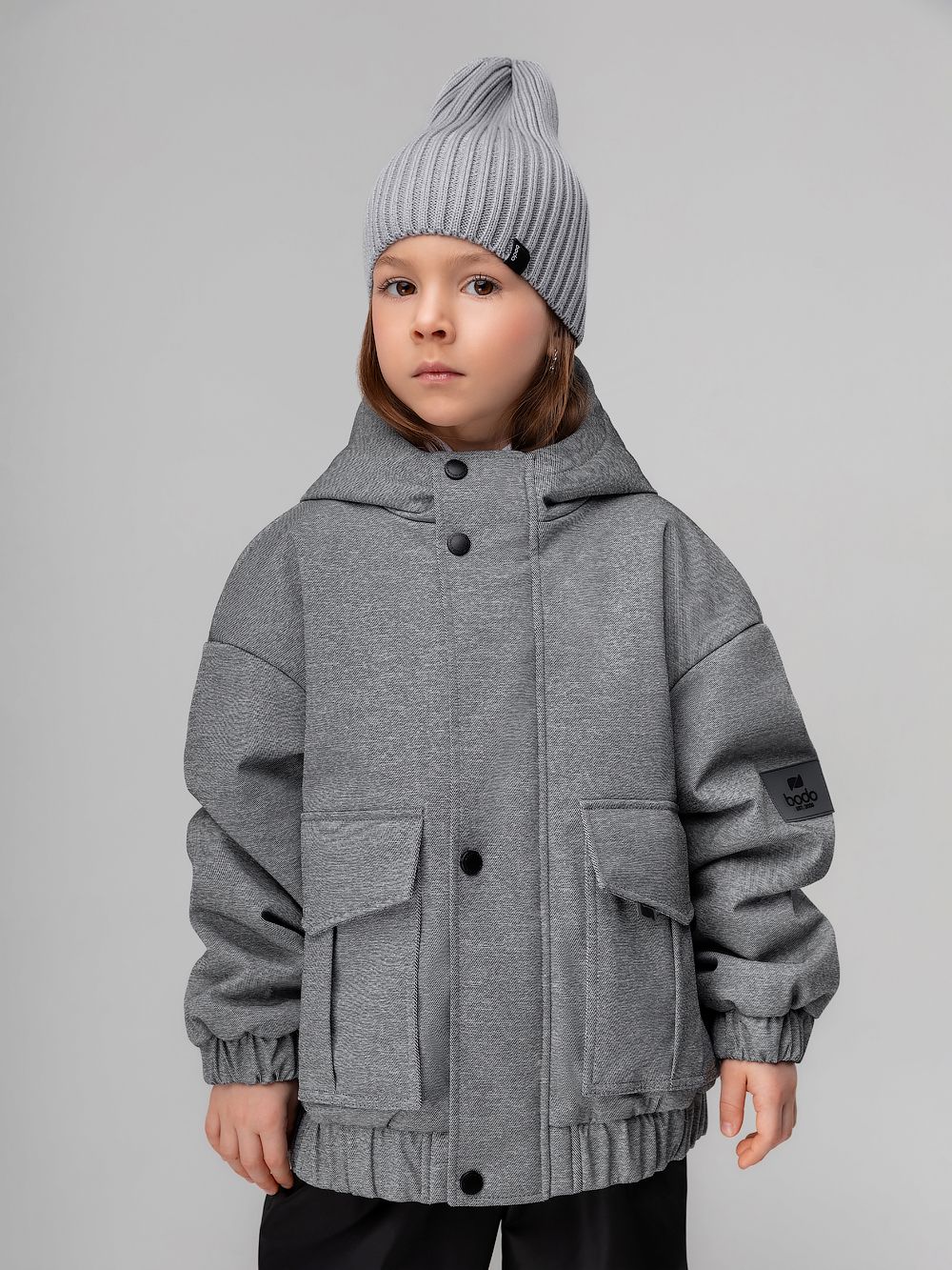 Куртка с накладными карманами - фото 2