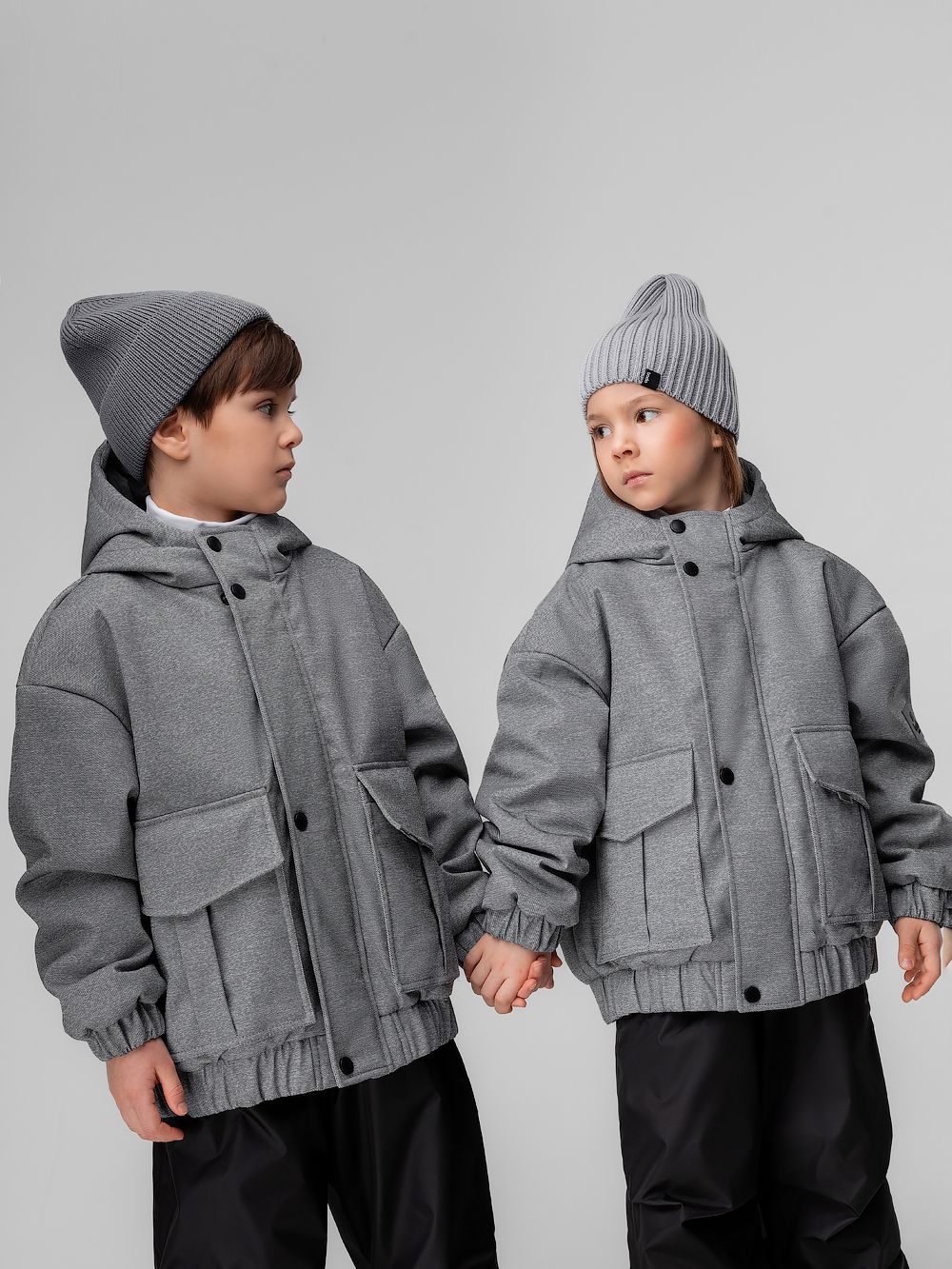 Куртка с накладными карманами - фото 3