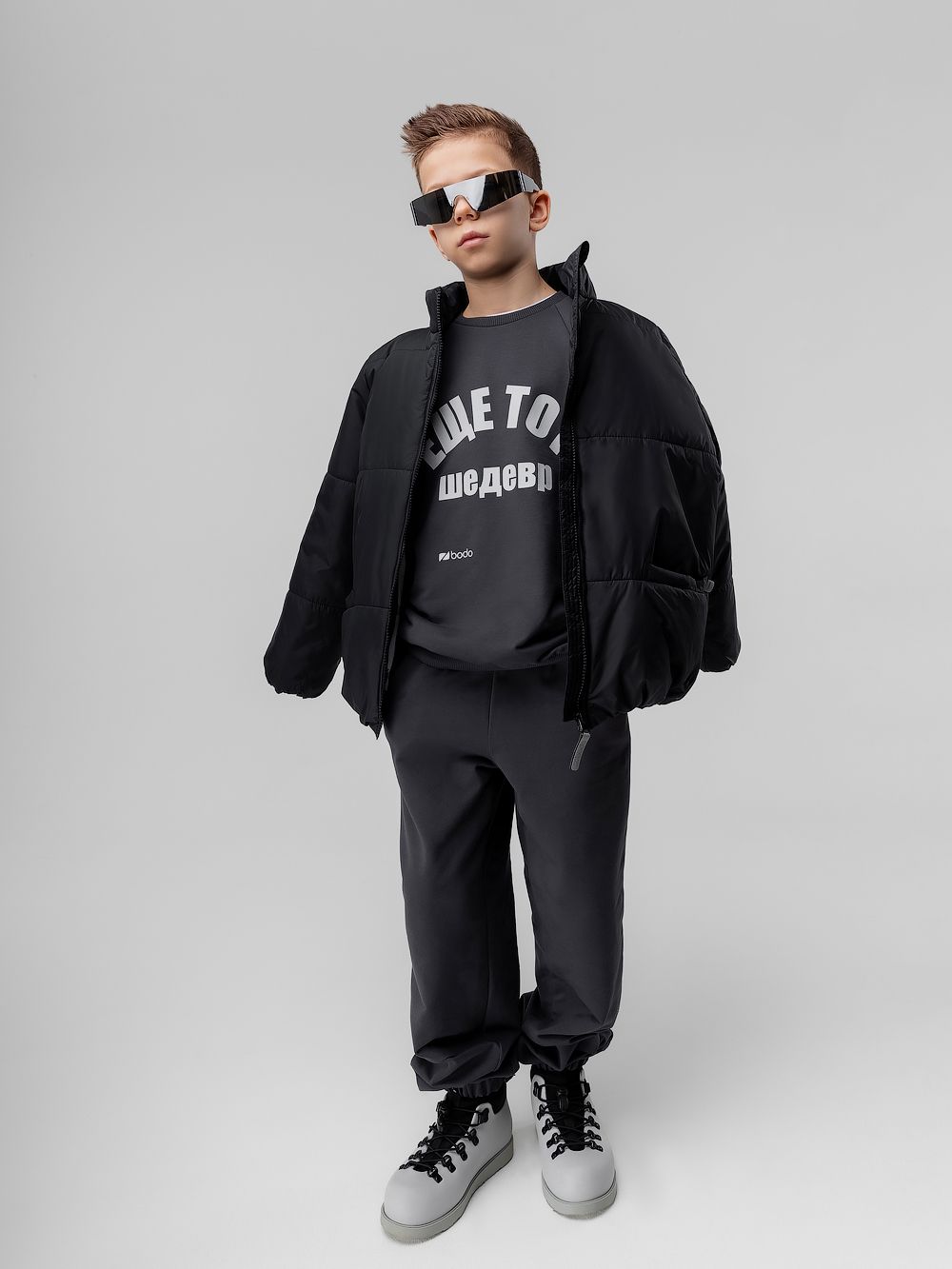 Куртка с воротником стойкой - фото 5