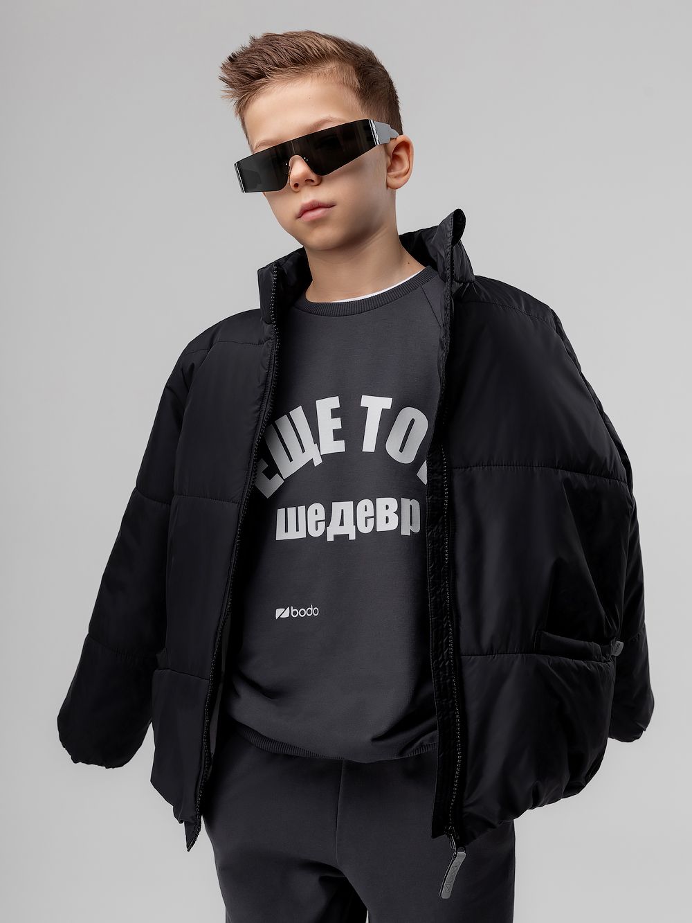 Куртка с воротником стойкой - фото 2