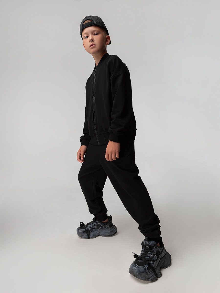 Костюм с бомбером на молнии - фото 1