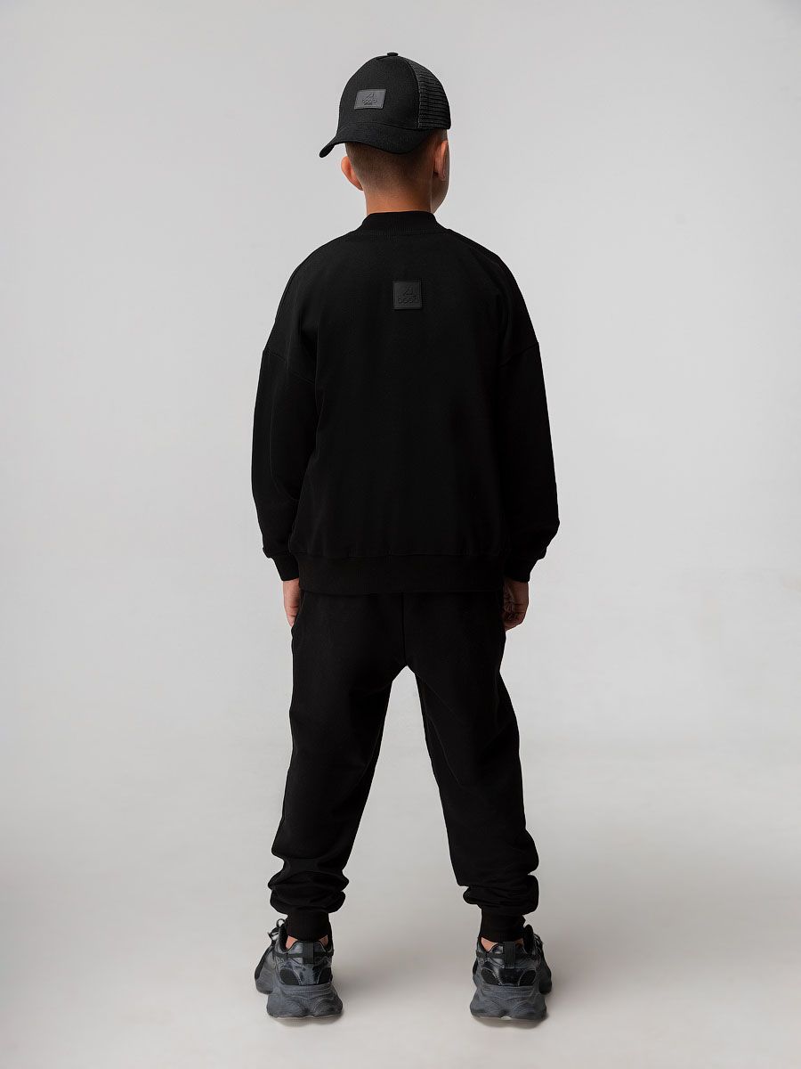 Костюм с бомбером на молнии - фото 8