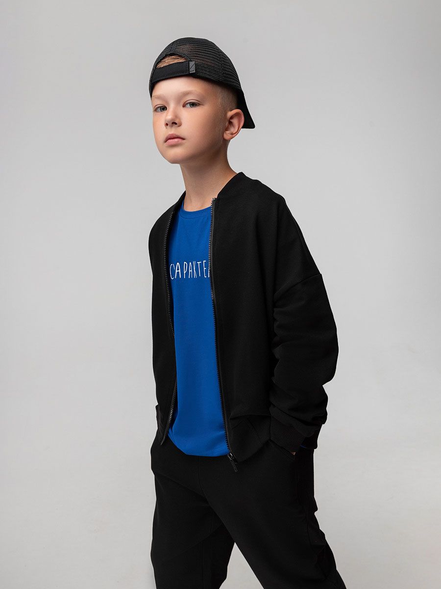 Костюм с бомбером на молнии - фото 4