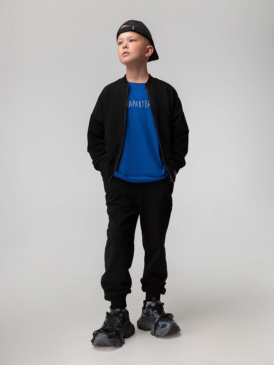 Костюм с бомбером на молнии - фото 3