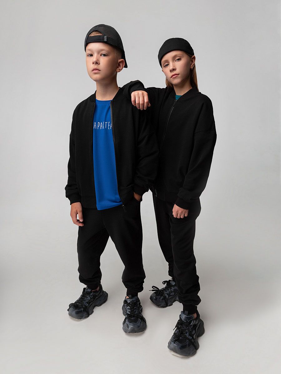 Костюм с бомбером на молнии - фото 2