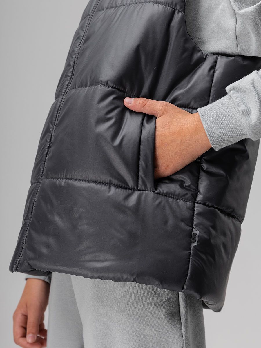 Жилет с капюшоном - фото 5