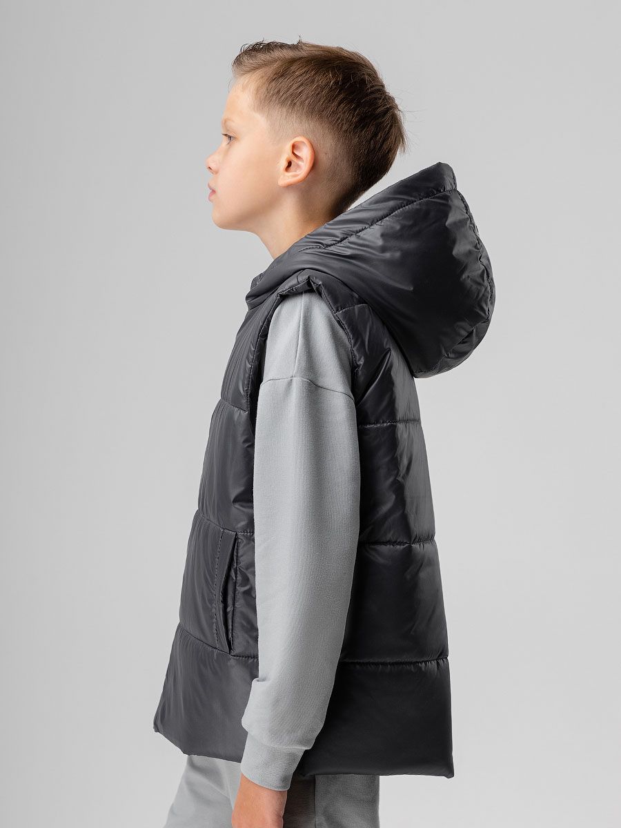 Жилет с капюшоном - фото 6