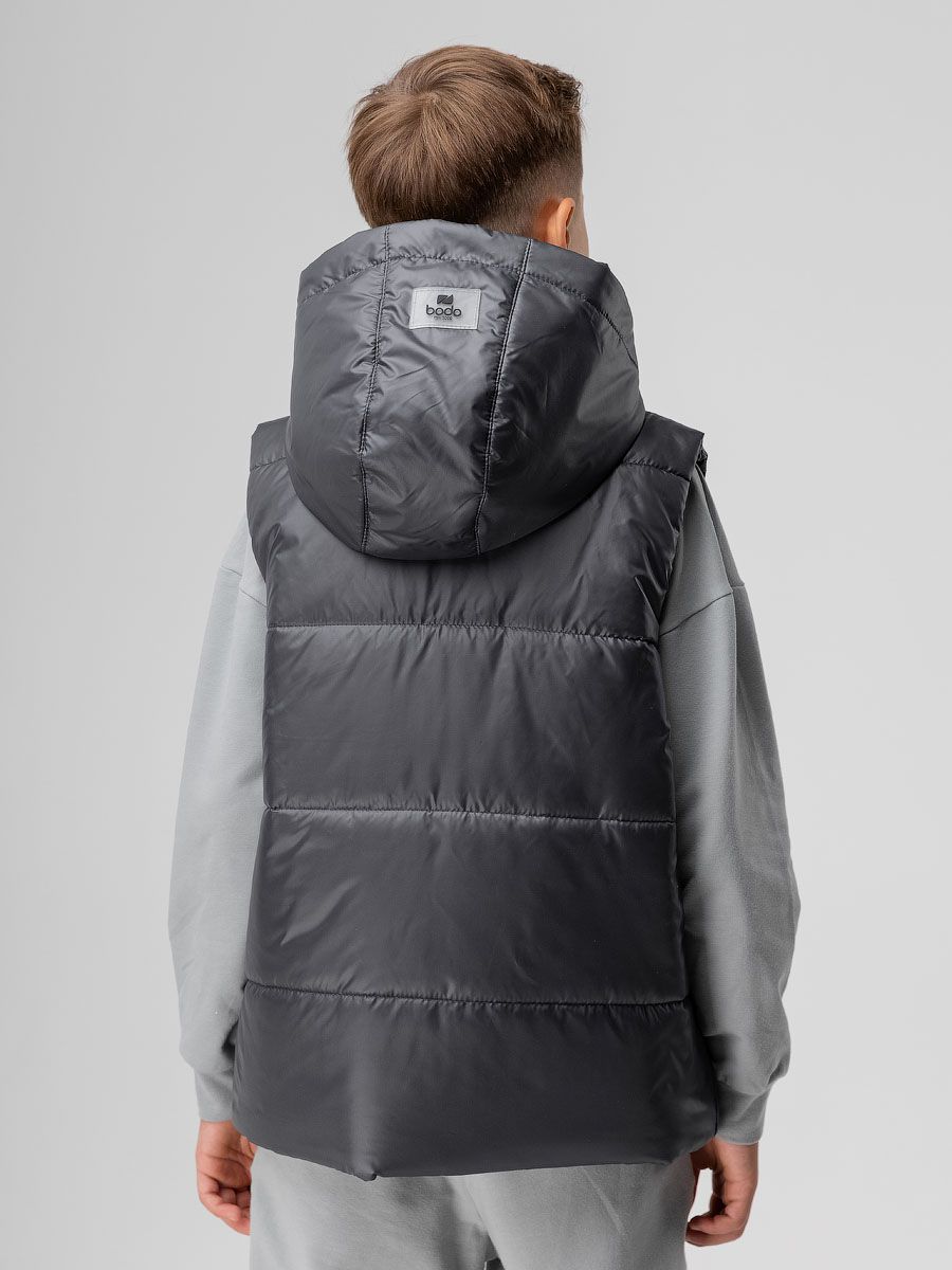 Жилет с капюшоном - фото 7