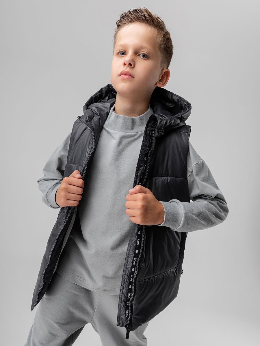 Жилет с капюшоном - фото 1