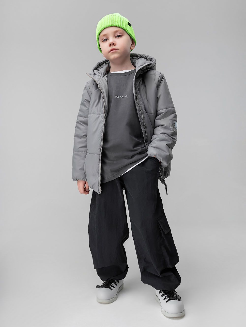 Куртка утепленная дутая - фото 4