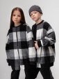 Толстовка - бомбер в клетку