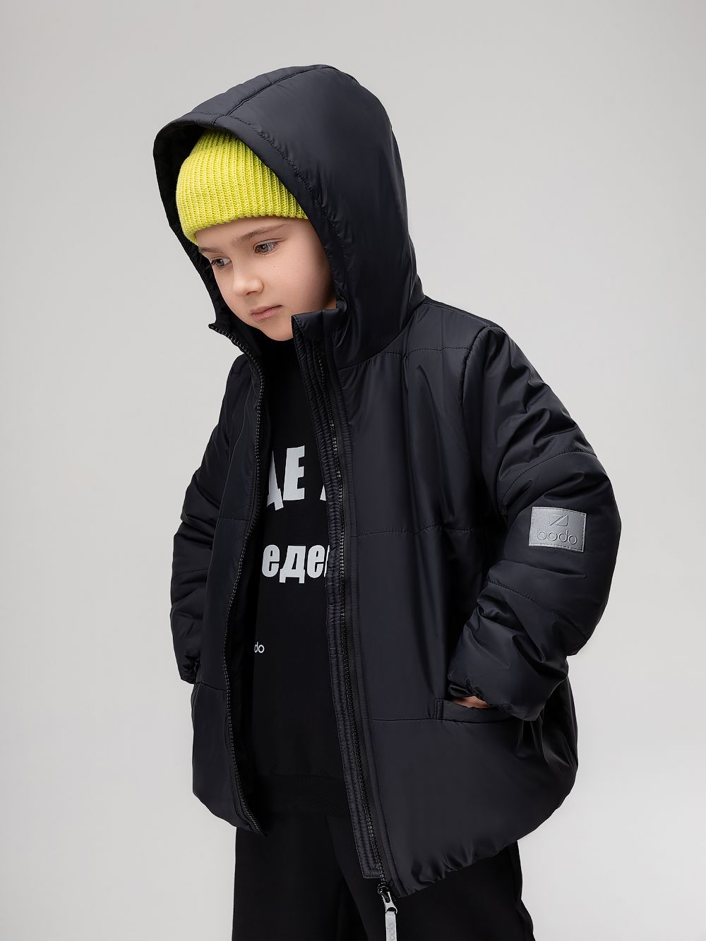 Куртка утепленная дутая - фото 3