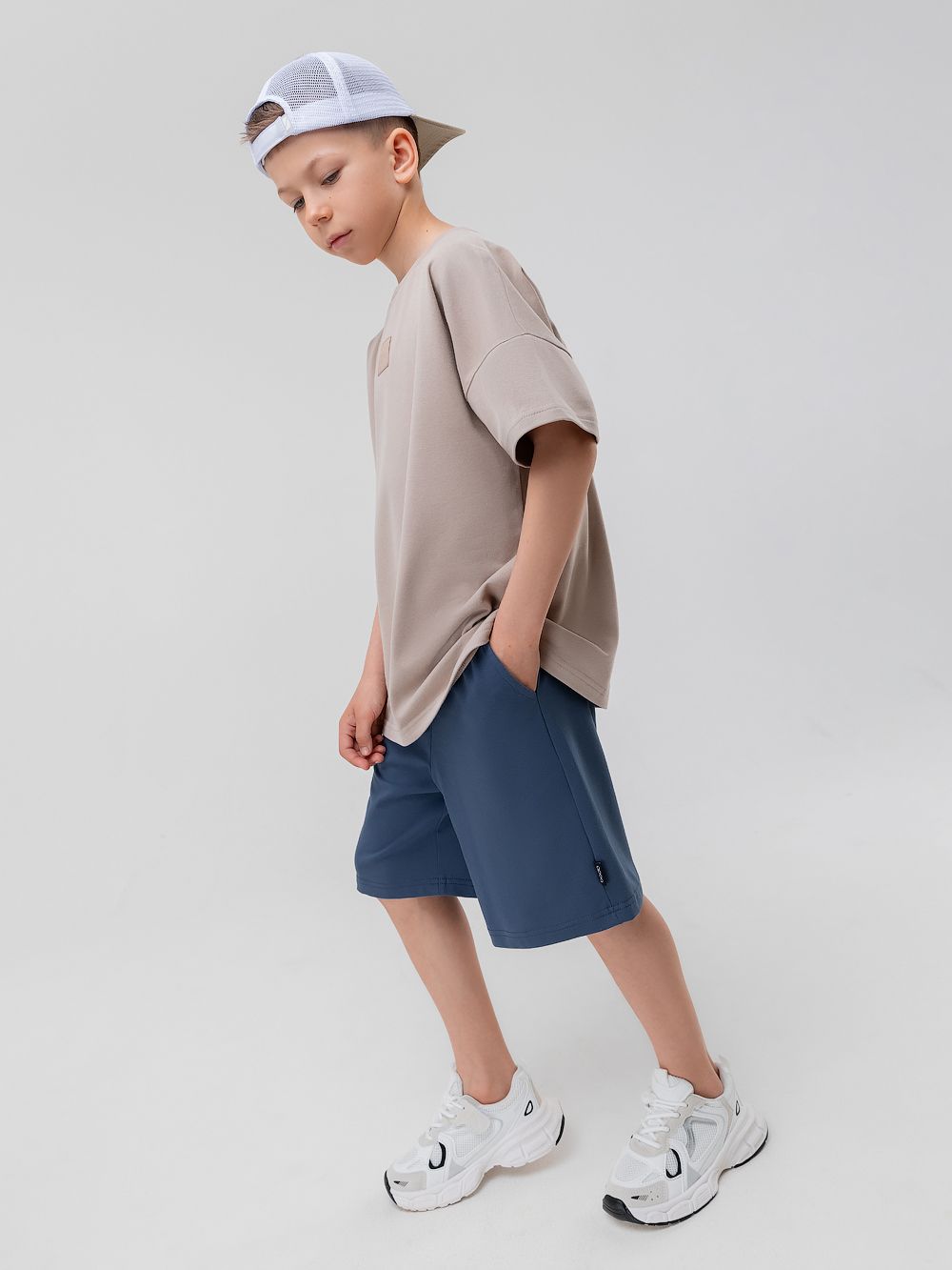 Шорты свободные с карманами - фото 3