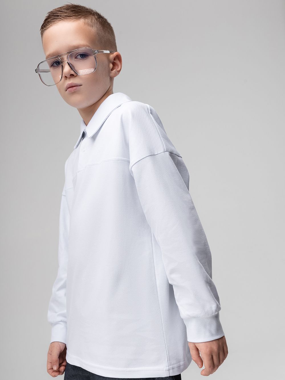 Лонгслив - поло ПИКЕ - фото 3