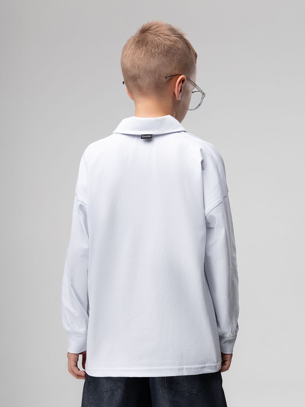 Лонгслив - поло ПИКЕ - фото 4