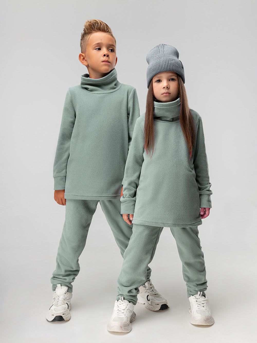 Костюм флисовый с воротником стойкой - фото 1