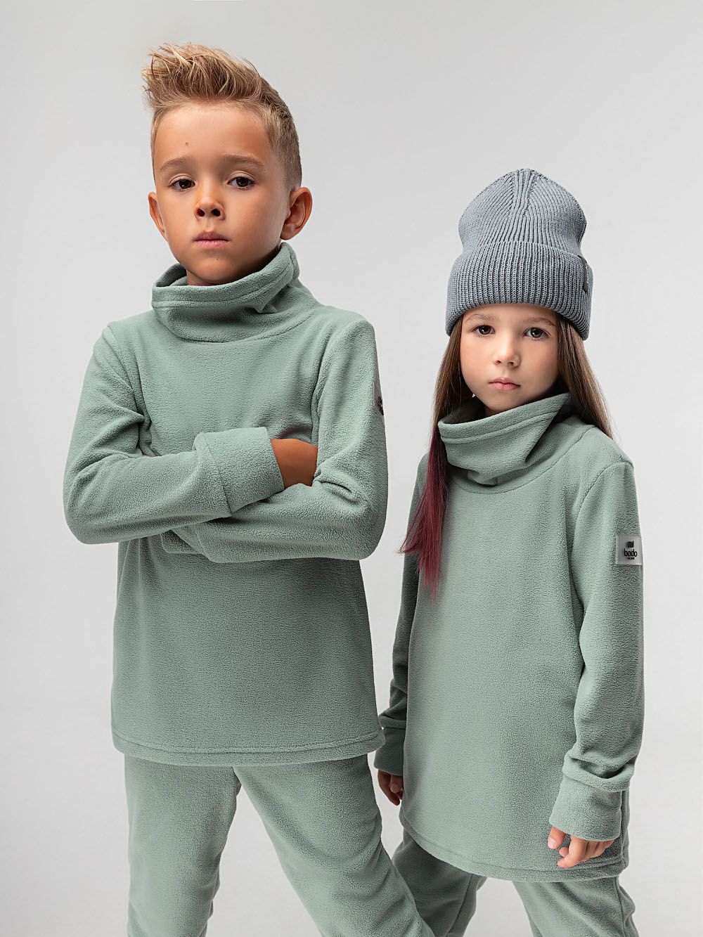 Костюм флисовый с воротником стойкой - фото 2