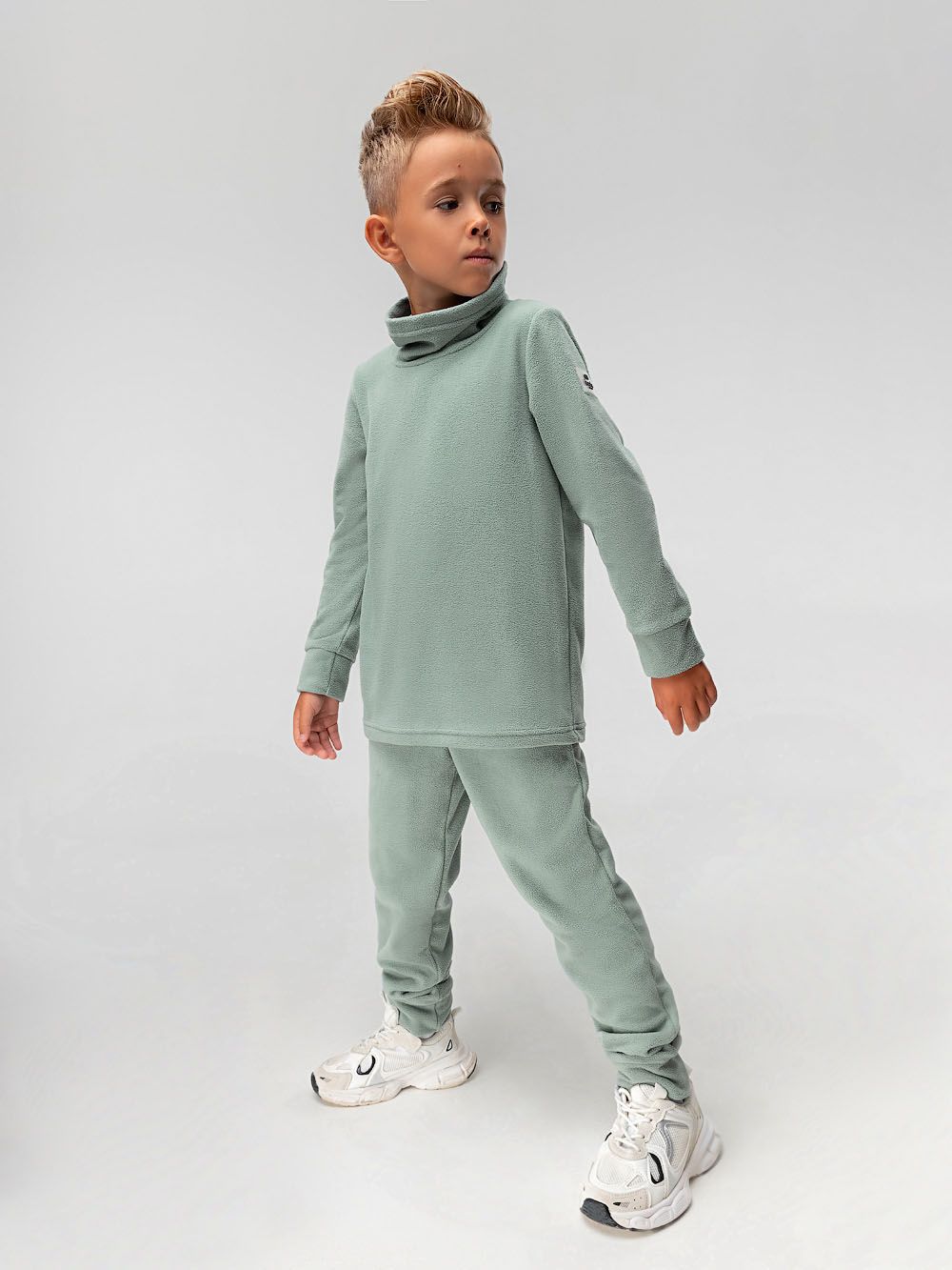 Костюм флисовый с воротником стойкой - фото 5