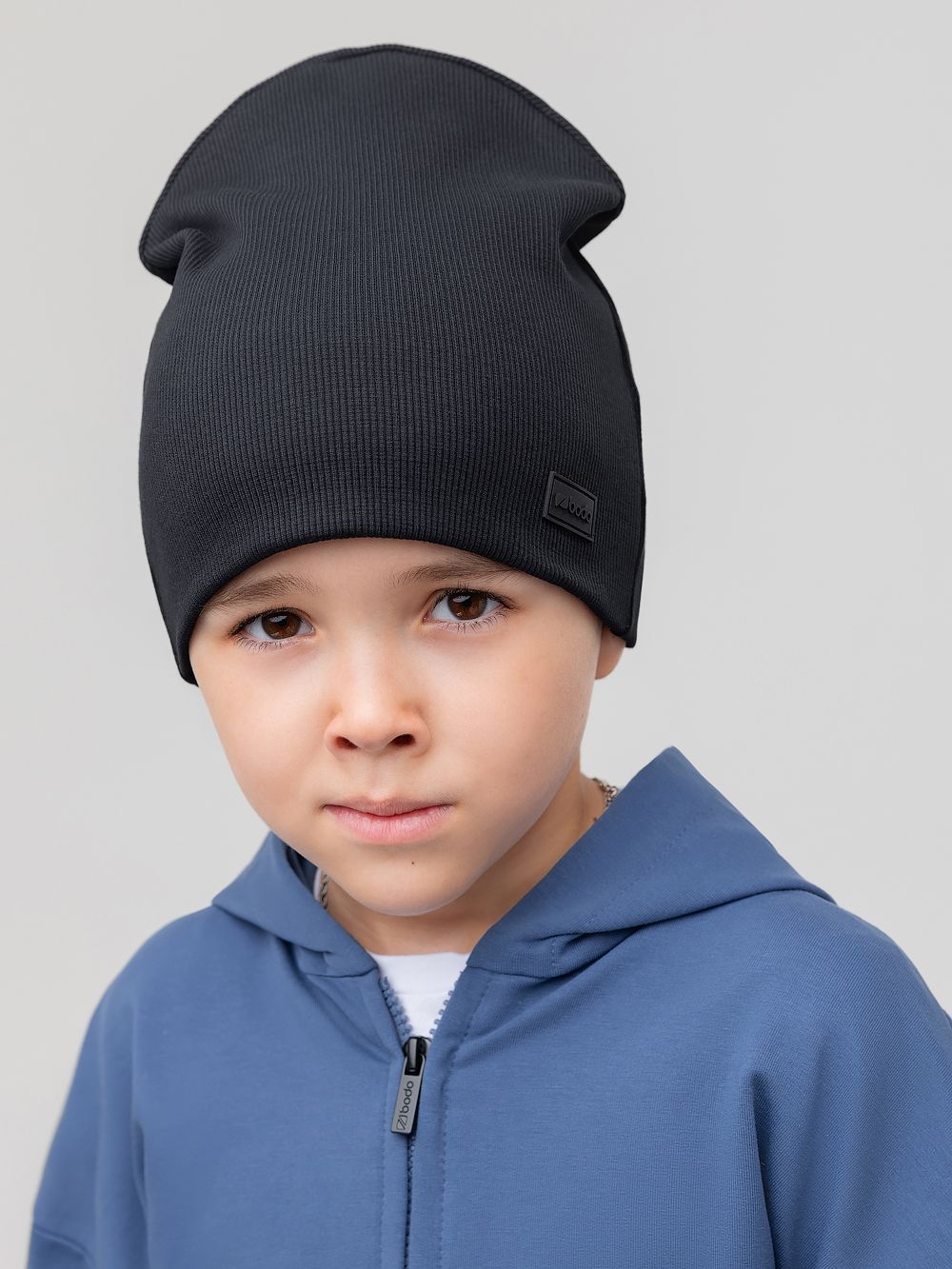 Шапка в рубчик - фото 2