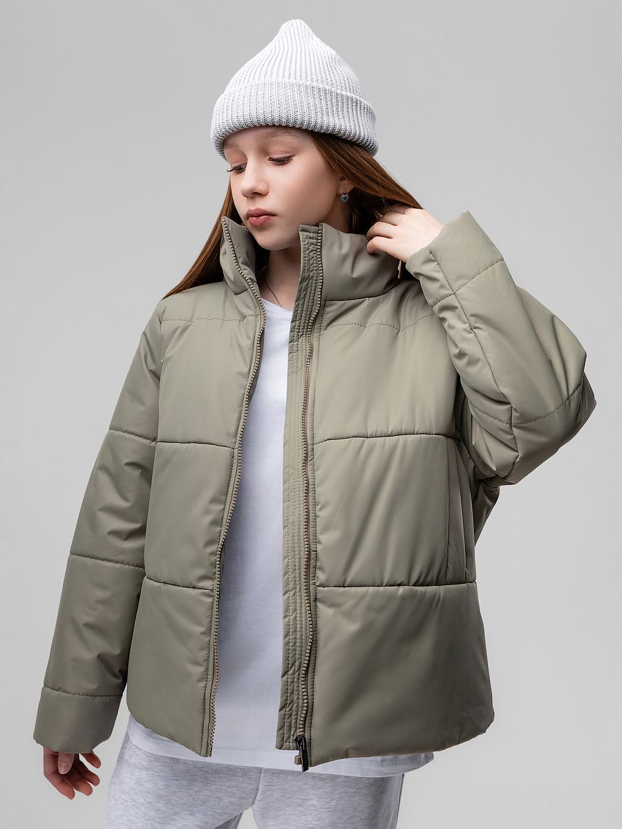 Куртка с воротником стойкой - фото 4